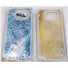 Image 1 : 2 GLITTER LIQUID PROTECTIVE CASES SAMSUNG S6 EDGE