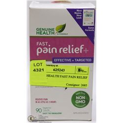 GENUINE HEALTH FAST PAIN RELIEF NUTRIENT