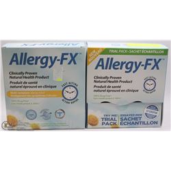 2 BOXES OF ALLERGY-FX MULTI SYMPTOM ALLERGY RELIEF