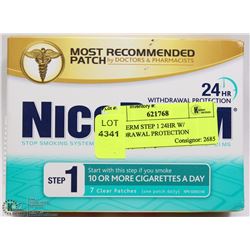 NICODERM STEP 1 24HR W/ WITHDRAWAL PROTECTION