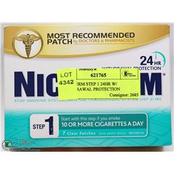 NICODERM STEP 1 24HR W/ WITHDRAWAL PROTECTION