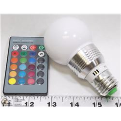 MASSINO RETRO LED COLOUR BULB WITH REMOTE