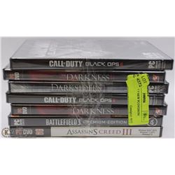 BUNDLE OF 7 NEW PC/DVDROM GAMES