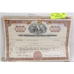 LOT OF 20 ASSORTED STOCK CERTIFICATES FROM 1960'S