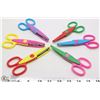 Image 1 : SIX NEW SCRAPBOOKING SCISSORS