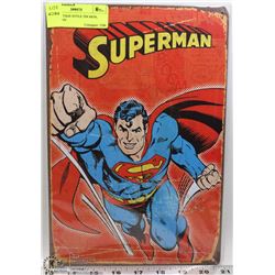 NEW VINTAGE STYLE TIN SIGN, SUPERMAN