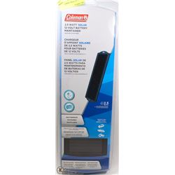 NEW COLEMAN 2.5W SOLAR 12-VOLT BATTERY