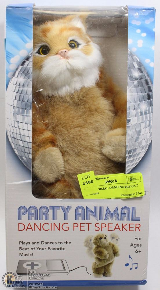Party Animal Dancing Pet Cat Speaker