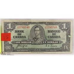 192) RCM 1937 $1.00 CANADIAN BILL