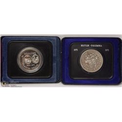 LOT WITH CANADIAN 1971 BC DOLLAR AND 1974 WINNEPEG