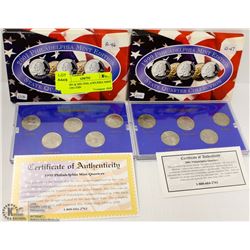 242) 1991 & 2001 PHILADELPHIA MINT EDITION COIN