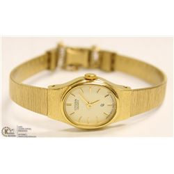 CITIZEN QUARTZ LADIES GOLD TONE WATCH