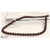 Image 1 : #42 NATURAL BLOOD STONE LOOSE BEAD NECKLACE