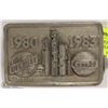 Image 1 : SILVER 1980-1983 BECHTEL GULF CANADA BELT BUCKLE