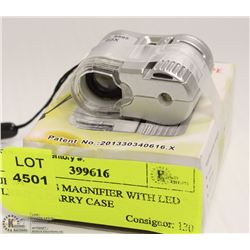 JEWELLERS MAGNIFIER WITH LED LIGHT & CARRY CASE