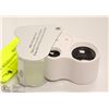 Image 1 : JEWELLERS DUAL MAGNIFIER WITH LED LIGHTS 30X60