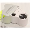 Image 1 : JEWELLERS DUAL MAGNIFIER WITH LED LIGHTS 30X60