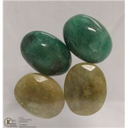 #31  NATURAL GREEN EMERALD  & SAPPHIRE