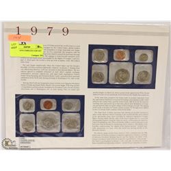 US MINT 1979 COMPLETE COIN SET