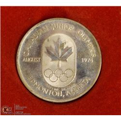 249) 1974 CANADIAN JUNIORS OLYMPIC COIN EDMONTON