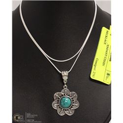 TIBETAN PENDANT CHAIN NECKLACE