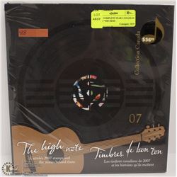 88) 2007 COMPLETE YEAR CANADIAN STAMPS "THE HIGH