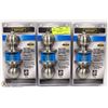 Image 1 : SET OF 3 NEW DEFIANT BED AND BATH DOOR KNOBS