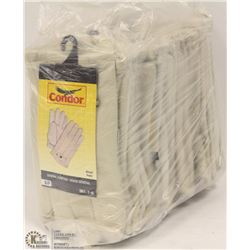 BUNDLE OF 12 LEATHER CONDOR LINED ROPER GLOVES