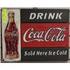 Image 1 : DRINK COCA-COLA SOLD HERE ICE COLD WOOD