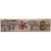 Image 1 : COUNTRY RUSTIC BARN BOARD HOPE SIGN