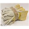 Image 1 : 12 PAIRS OF LEATHER WORK GLOVES