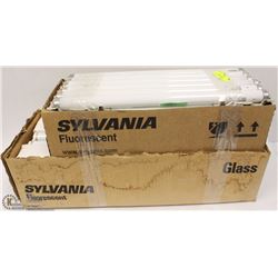 BOX OF 40 ASSORTED T8 FLUORESCENT LIGHT BULBS