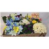 Image 1 : FLAT OF NEW HANDCRAFTED SILK FLORAL ARRANGEMENTS
