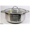 Image 1 : HOMETRENDS 13QT COVERED DUTCH OVEN