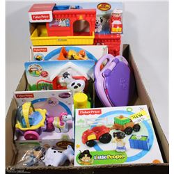 FLAT WITH FISHER PRICE LIL PEOPLE