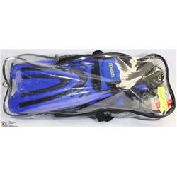 SPEEDO SNORKELING SET FINS, MASK AND SNORKEL