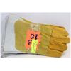 Image 1 : 3 PAIRS OF BACKHANDER WELDING GLOVES SIZE LARGE