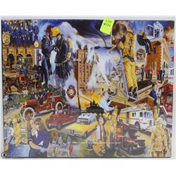 SEALED EDMONTON #1 FIRE HALL HANGING