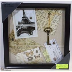 SHADOW BOX PICTURE - PARIS THEME