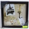 Image 1 : SHADOW BOX PICTURE - PARIS THEME