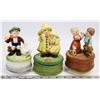 Image 1 : LOT OF 3 MUSICAL CHILDREN ORNAMENTS