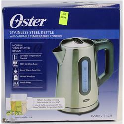OSTER STAINLESS STEEL KETTLE