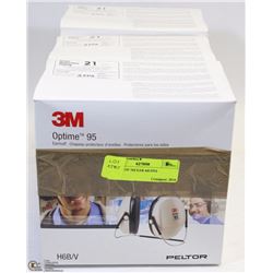 3 PAIRS OF 3M EAR MUFFS