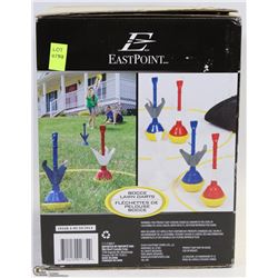 NEW 2-IN-1 LAWN DARTS/BOCCE SET