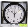 Image 1 : HERALD AND BARNES WALL CLOCK WITH BLACK FRAME