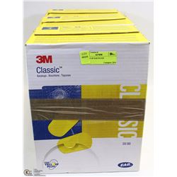 3 BOXES OF EAR PLUGS