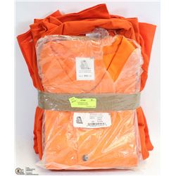 LOT OF 4 ASSORTED FIRE RETARDANT SHOP COATS