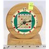 Image 1 : WOODEN BINGO CARD NOVELTY CLOCK