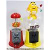 Image 1 : METAL AND GLASS JELLY BELLY CANDY MACHINE & M&MS