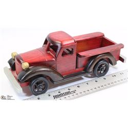 HANDCRAFTED WOOD PICK UP TRUCK